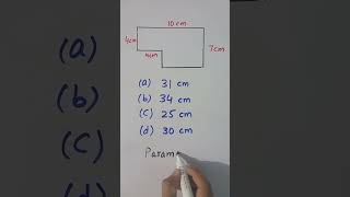 Find the parameter of the figure | #maths #shorts #tricks