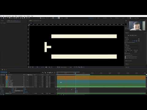 Glitch Text Animation In Adobe After Effects : E letter animation