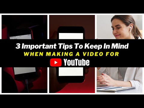 3 Important Tips To Keep In Mind When Making A Video For YouTube | YouTube Tips & Tricks #Shorts