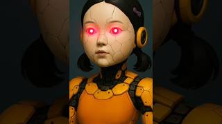Young Hee Robotic Suit - Squid Game Concept #shorts #squidgame