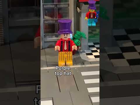 How to build Willy Wonka in Lego