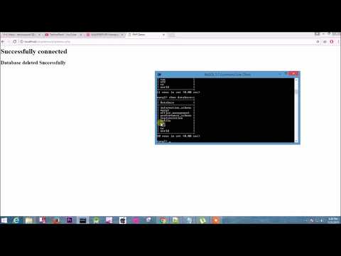 HOW TO Drop  DATABASE USING PHP