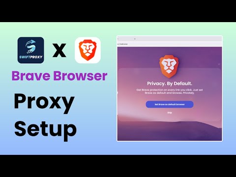 Brave browser configures Swiftproxy | Unlock more and faster network experience!