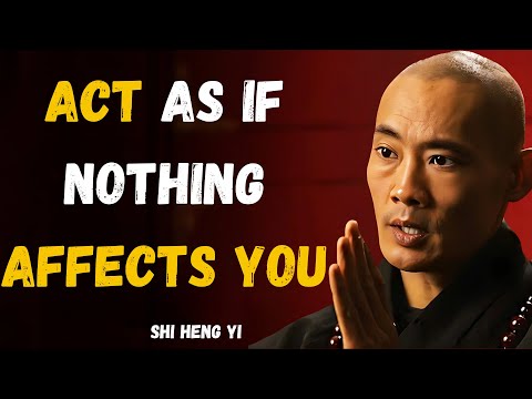 Master the Art of Acting Like Nothing Bothers You | Shi Heng Yi Wisdom.