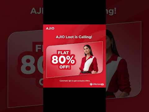 🔥 AJIO Red Hot Sale | Flat ₹250 Off on Fashion | Limited Time Loot Deal 🛍️ #offer #deals