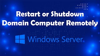 How to Restart or Shutdown Domain Computers Remotely | Msolved Tech