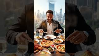 Witnessing an extreme NYC power lunch with a #NYC #LuxuryDining #Foodie #HighLife #MustWatch #shorts