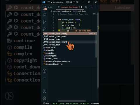 Python | Recursive Function   #shorts