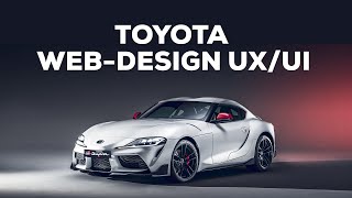 TOYOTA UX/UI Web-Design Promosite w/ Animation