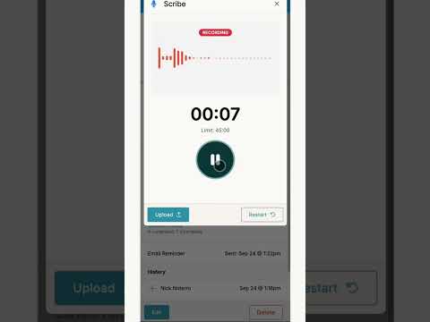 Noterro Scribe on Mobile