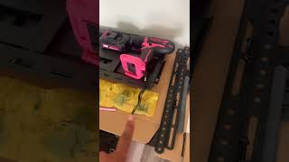 How To Mount a TV on the Wall #tvmounting  #tv #homeimprovement  #howto #diy #shorts