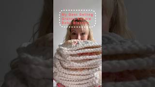 My Best Selling Crochet Baby Blanket - Crochet Granny Square Blanket #crochetblanket #crochetbaby