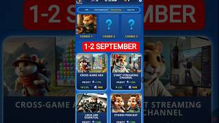 HAMSTER KOMBAT GAMEDEV DAILY COMBO | HAMSTER KOMBAT DAILY COMBO | 1-2 SEPTEMBER HAMSTER DAILY COMBO