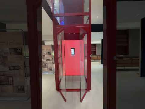 Home elevator that takes up less than one square meter~