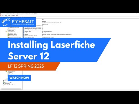 How-to Install Laserfiche Server 12
