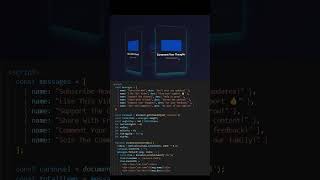 3D Interactive Carousel for Support Messages | Stunning HTML & CSS Animation #shorts