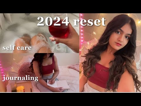 PREP WITH ME FOR 2024 🥂 reset routine, self care, & planning for the new year