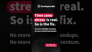 Hire senior developers in U.S. time zones—same hours, better flow.
