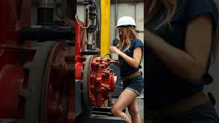 "Hydraulic Machine Repair in Industry | Smart Mechanical Work | YouTube Shorts Viral Video