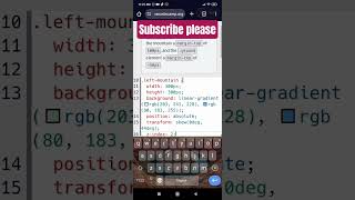 CSS Transformation by building a Penguin step 18 #ytshorts#youtubeshorts#freecodecamp #htmlcss#reels