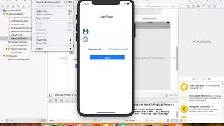 iOS Swift   Login Page UI Design