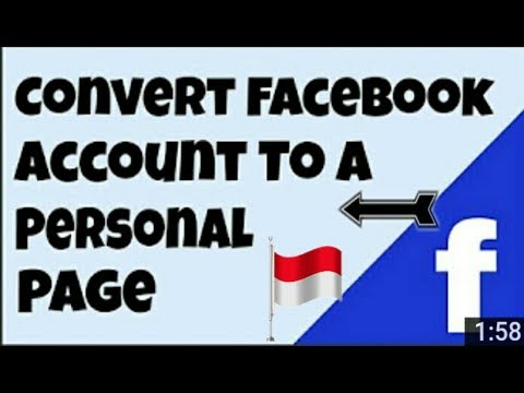 How To Convert Facebook Profile to a Page Facebook Secret URDU/HINDI