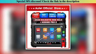 Deal Autel MS906 MAX MS906MAX Diagnostic Tools Advanced Bi-Directional ECU Coding OBD2 Scanner Updat