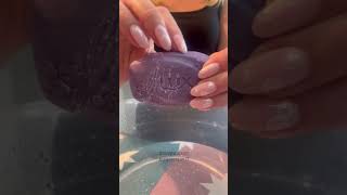 ASMR Purple Lux Soap 🧼 #asmr #justsoaps #satisfying #asmrsoap #асмрsoap #soap