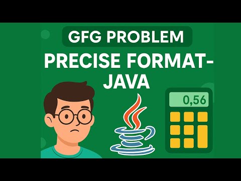 Solving GFG Problem: Division with Precision | Java Code Explanation