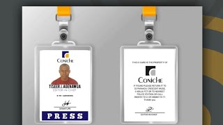 How to design an ID CARD with your smartphone using Logopit Plus android app - Smartphone graphics