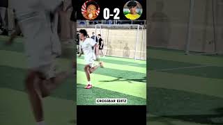 Injury Match Ronaldo Jr VS Ishowspeed 😳 ☠️ #footballshorts #football #shorts