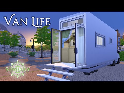 Van Life | Tiny The Sims 4 Stop Motion Speed Build