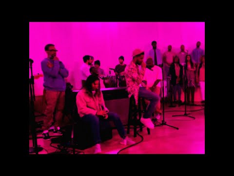 Kid Cudi performs "Reborn" with the Sunday Service Choir