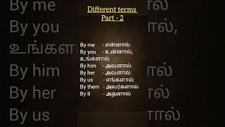 Different terms part - 2 #englishlanguagelearning #learnenglishgrammar #easyenglish