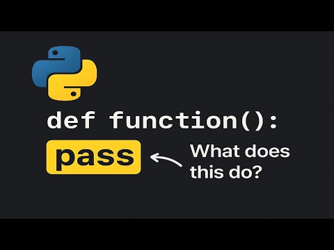 9. What is the pass Statement in Python? Explained In Hindi