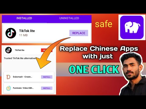Replace Chinese Apps in ONE CLICK | Delete / Remove 52 China Apps | Safest Way |  Tech Savior |