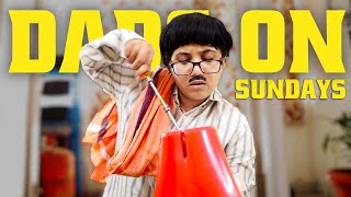 Indian Dads On Sundays | Tamil Comedy Video | SoloSign