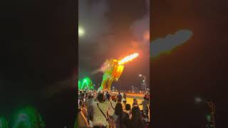 Dragon Bridge fire show Danang Vietnam🔥
