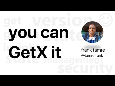 You can GetX it [Flutter] #flutter #getx