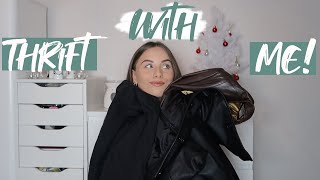 THRIFT/CHARITY SHOP with me (UK) + TRY ON HAUL
