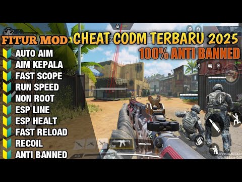 CHEAT CODM TERBARU – APK MOD MENU WALL HACK CALL OF DUTY MOBILE AIM LOCK AIMBOT NO ROOT ANTI BANNED