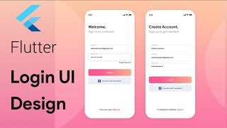 Flutter Login Page UI - Speed Code Tutorial