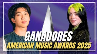 AMAs 2025: ALL THE WINNERS | Billie Eilish swept the board - AMAs 2025 WINNERS