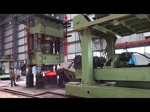 1250 ton hydraulic open die forging press working in indiaHD 2019