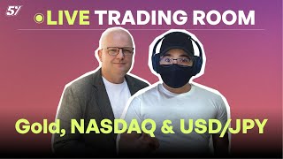 Live Trading & Analysis – Gold, NASDAQ & USD/JPY