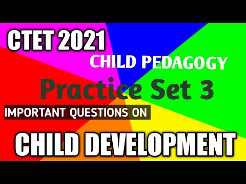 CTET2021/PRACTICE SET 3#ctet #childpedagogy #MCQ