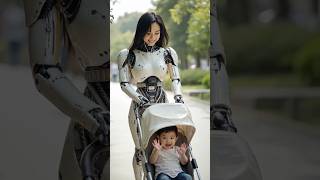 Buy a robot to help you take care of the baby  #robot