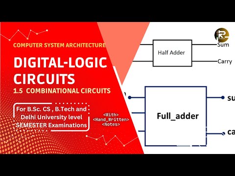 Combinational Circuits | Digital Logic Circuits | CSA | DU, B.Sc. Computer Science, B.Tech CSE