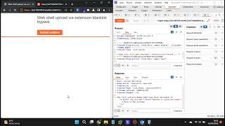 Portswigger Lab: Web shell upload via extension blacklist bypass