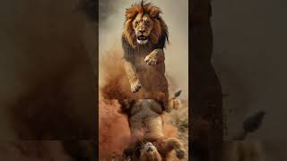 Lion Loves Rolling and Falling 🦁 #thelionwhisperer #wildlife #fun #lionfall